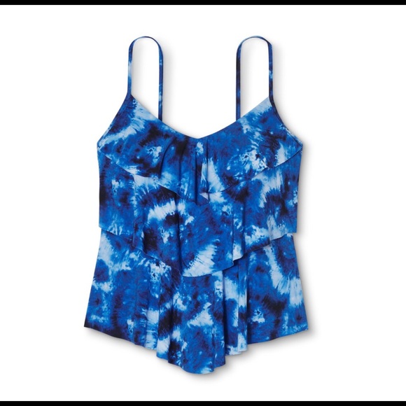 Aqua Green Swim Womens Tiered Printed Tankini Top Aqua Green Poshmark